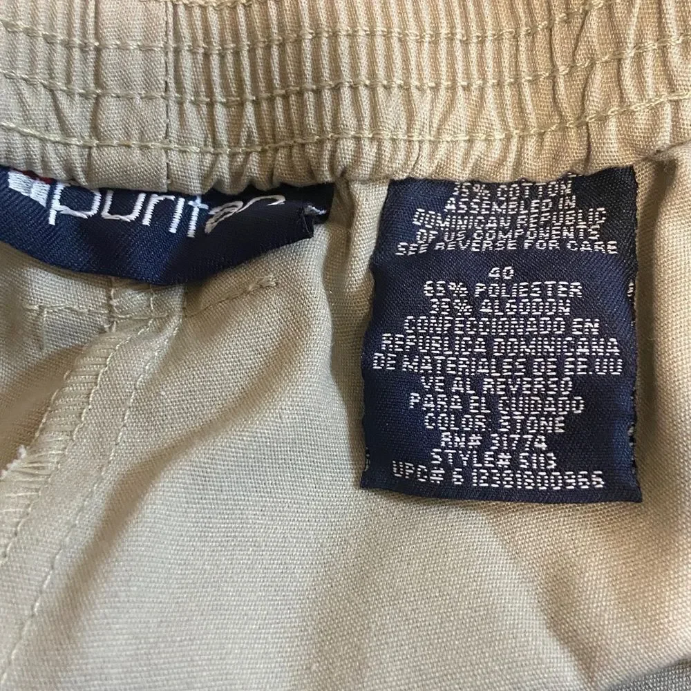 ‼️FINAL ‼️Puritan Men's Olive-Tan Flat Front Casual Shorts